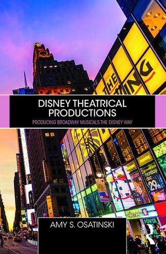 Book cover with images of marquees on Times Square